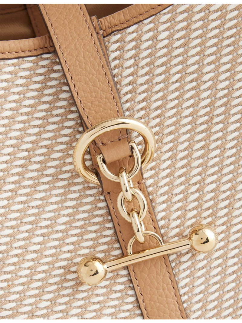 Strathberry Kite Maxi cotton-twill shoulder bag, imported from the UK