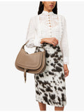 Chloé Marcie leather shoulder bag with gold hardware - British product