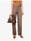 Chloé mini snake-effect leather top-handle bag, UK version