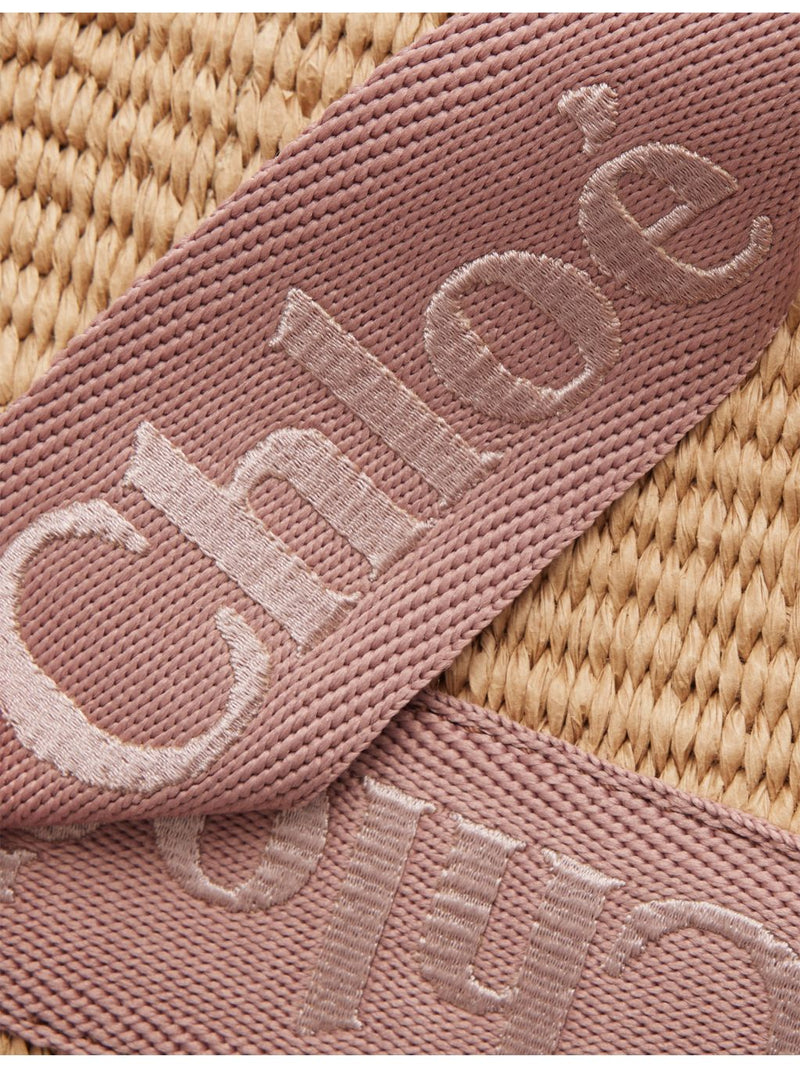 Chloé Woody large paper basket bag, imported from the UK
