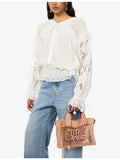 Chloé Summer Banana raffia tote bag, UK version