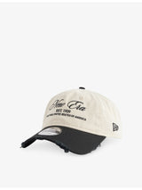 selfridges New Era 9TWENTY Distressed Cotton Cap- Buy online at McGrocer
