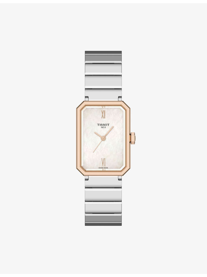 Tissot stainless steel quartz watch 30mm mother-of-pearl dial - British product