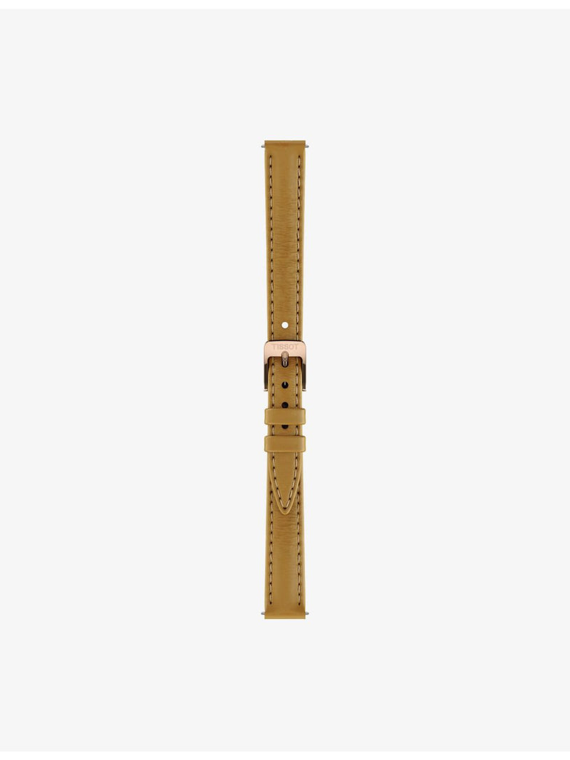 Tissot stainless-steel quartz watch 30mm silver dial leather strap - British product