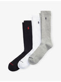 Polo Ralph Lauren cotton-blend socks pack of three, imported from the UK