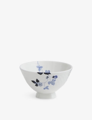 Wedgwood Wild Strawberry bone-china rice bowl 12cm, UK version
