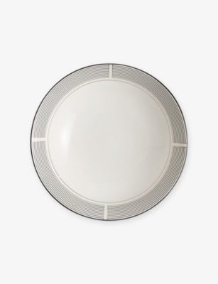 Wedgwood bone china noodle bowl Luxe Graphite 20cm, imported from the UK