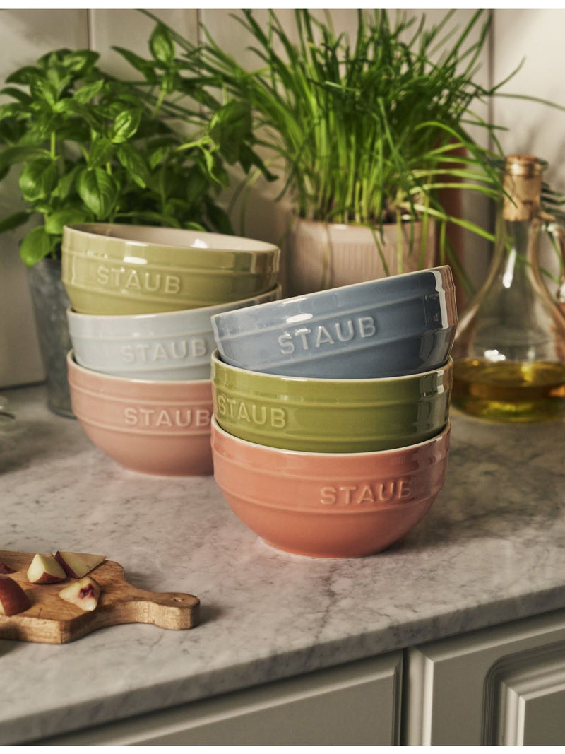 Staub ceramic bowl set of six 14cm - British product