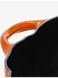 Staub pumpkin cocotte cast-iron casserole dish 24cm, imported from the UK
