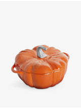 selfridges Staub Pumpkin Cocotte Cast-Iron Casserole Dish 24cm- Buy online at McGrocer