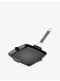 Staub cast iron grill pan 24cm with pouring spout, UK version