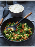 Staub French cast iron wok 37cm, imported from the UK