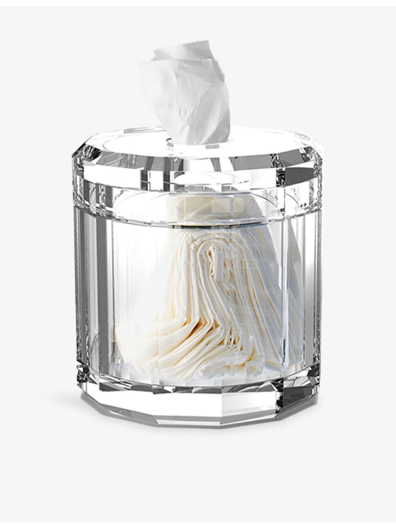 Decor Walther Kristall crystal glass tissue dispenser 15cm (British brand)