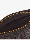 Whistles Avah woven leather clutch, imported from the UK