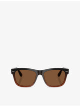 selfridges Brunello Cucinelli Pillow-Frame Acetate Sunglasses- Buy online at McGrocer