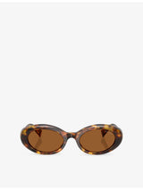 selfridges Miu Miu Oval-Frame Acetate Sunglasses- Buy online at McGrocer