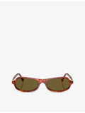 Miu Miu MU B10SU irregular acetate sunglasses tortoiseshell (British brand)