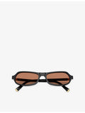 Miu Miu B10SU irregular-frame acetate sunglasses (British brand)