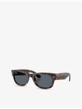 Ray-Ban Mega Wayfarer II square-frame acetate sunglasses, UK version