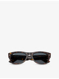 Ray-Ban Mega Wayfarer II square-frame acetate sunglasses, UK version