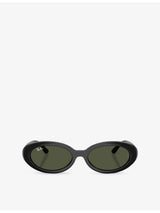selfridges Ray-Ban RB2223 Oval-Frame Acetate Sunglasses- Buy online at McGrocer