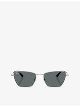 selfridges Ray-Ban RB3783 Irregular-Frame Metal Sunglasses- Buy online at McGrocer