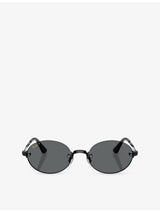 selfridges Ray-Ban RB3929 Oval-Frame Metal Sunglasses- Buy online at McGrocer