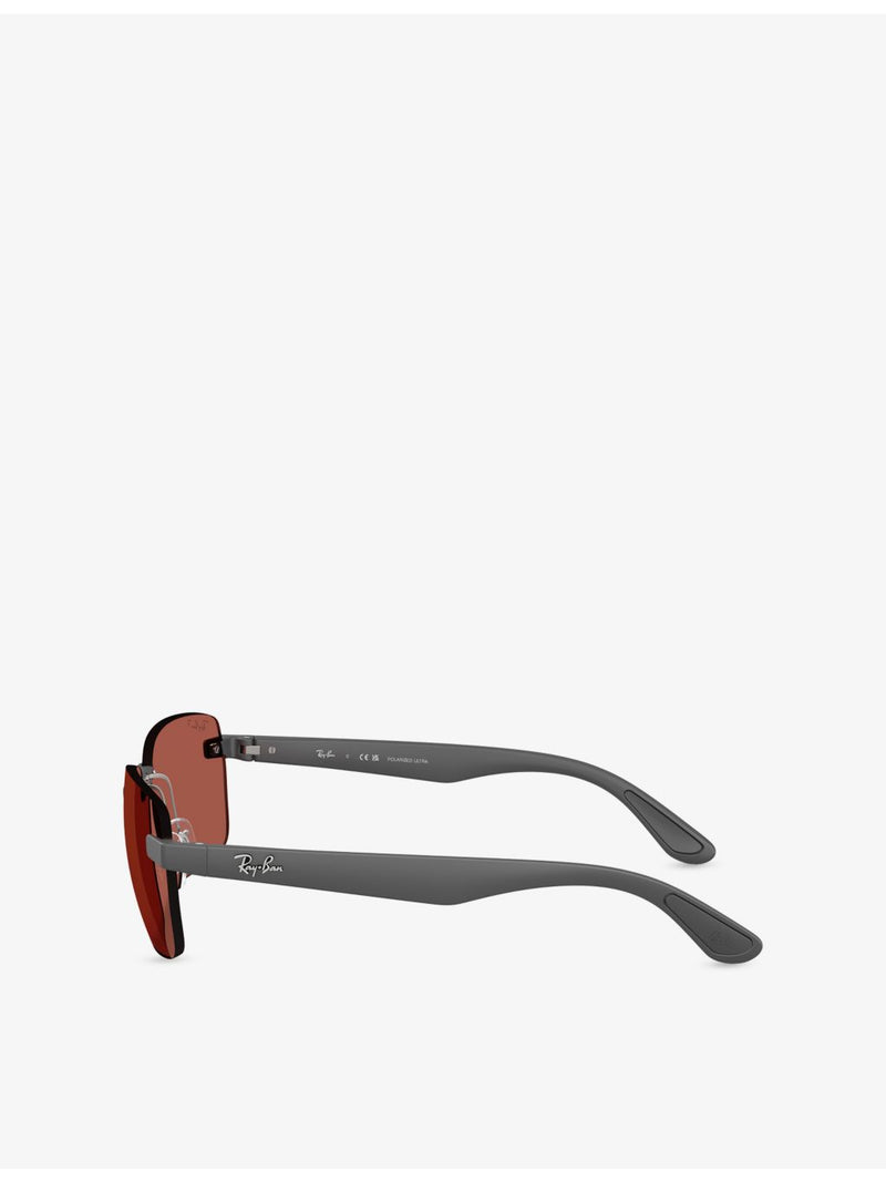 Ray-Ban RB4470CH polarized irregular-frame sunglasses - British product