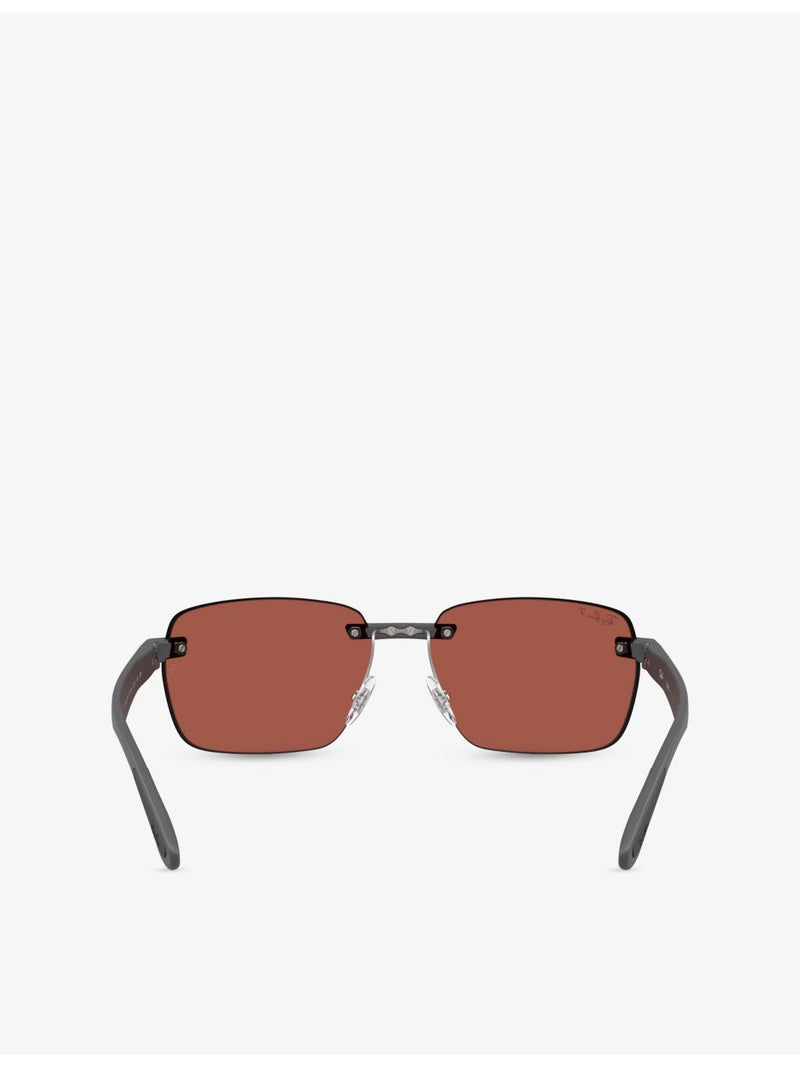Ray-Ban RB4470CH polarized irregular-frame sunglasses - British product