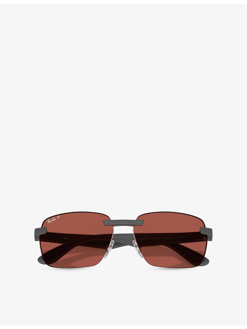 Ray-Ban RB4470CH polarized irregular-frame sunglasses - British product