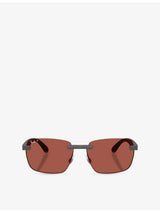 selfridges Ray-Ban RB4470CH Irregular-Frame Polarized Sunglasses- Buy online at McGrocer
