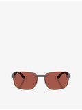 Ray-Ban RB4470CH polarized irregular-frame sunglasses - British product