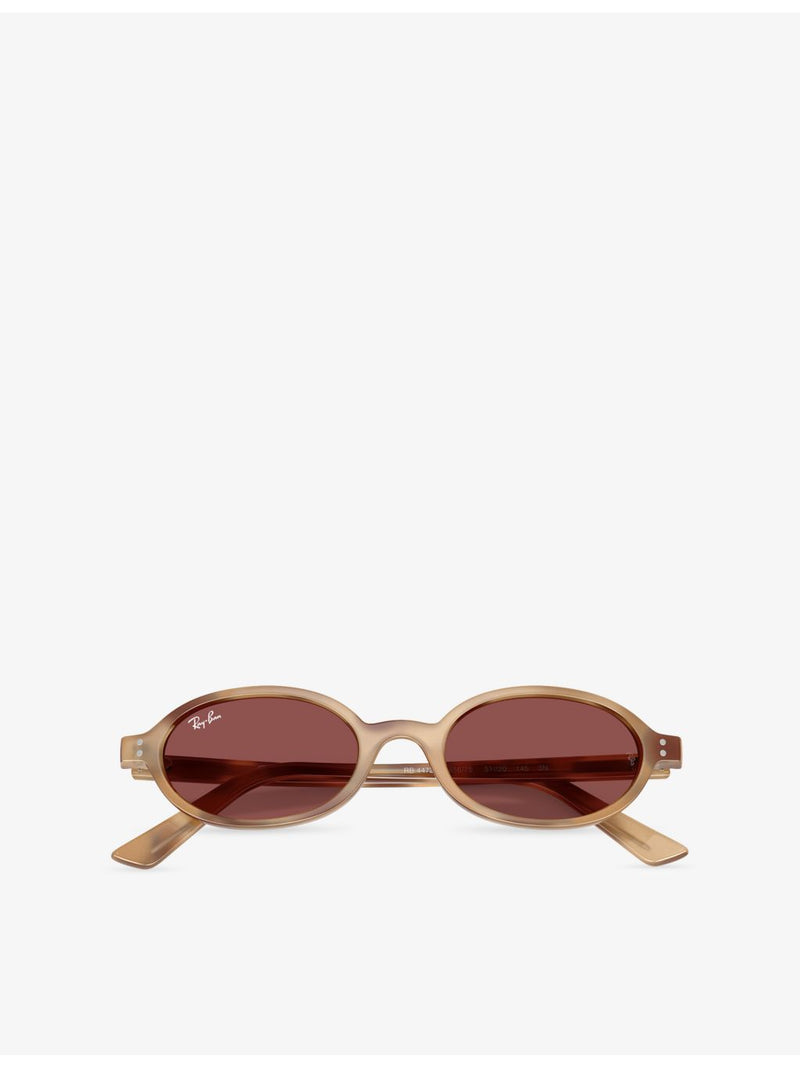 Ray-Ban RB4472 oval-frame injected sunglasses, UK version