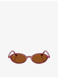 Ray-Ban RB4472 oval frame injected sunglasses, UK version