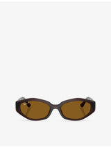 selfridges Ray-Ban RB4473D Irregular Frame Injected Sunglasses- Buy online at McGrocer