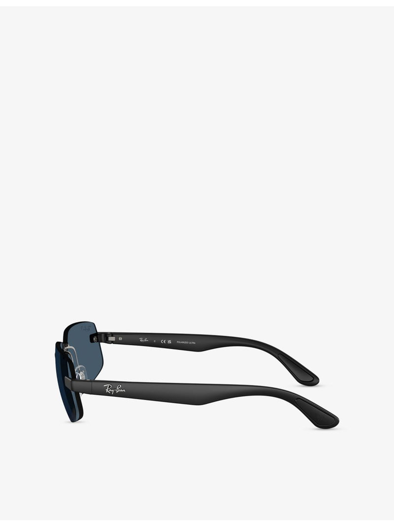 Ray-Ban RB4475 irregular-frame peek sunglasses, UK version