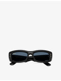 Ray-Ban RB4944 rectangle-frame acetate sunglasses, UK version