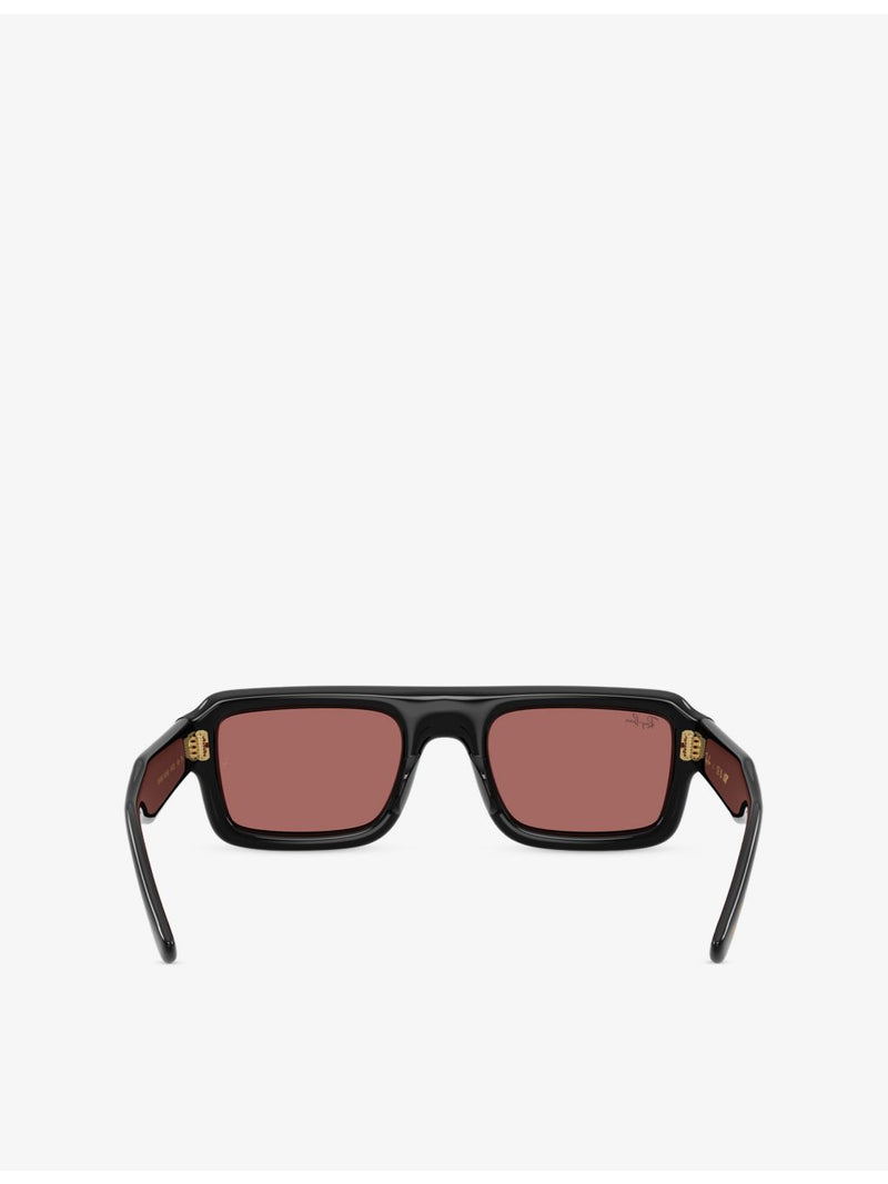 Ray-Ban RB4954 rectangle-frame nylon sunglasses - British product