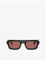 selfridges Ray-Ban RB4954 Rectangle-Frame Nylon Sunglasses- Buy online at McGrocer