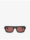 Ray-Ban RB4954 rectangle-frame nylon sunglasses - British product