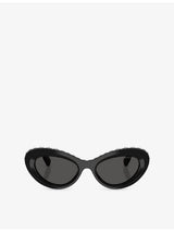 selfridges Swarovski Cat-Eye Acetate Sunglasses- Buy online at McGrocer