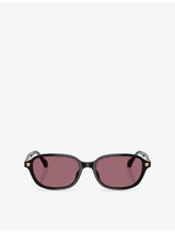selfridges Versace VE4514D Rectangle-Frame Acetate Sunglasses- Buy online at McGrocer
