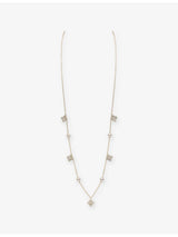 selfridges Yoko London Petal 18ct Yellow Gold 1.86ct Diamond and Akoya Pearl Necklace- Buy online at McGrocer