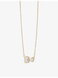 Astley Clarke gold lab-grown diamond pendant necklace 0.4ct - British product