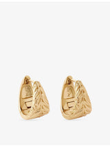 selfridges Astley Clarke Terra Scoop 18ct Yellow-Gold Plated Sterling-Silver Hoop Earrings- Buy online at McGrocer