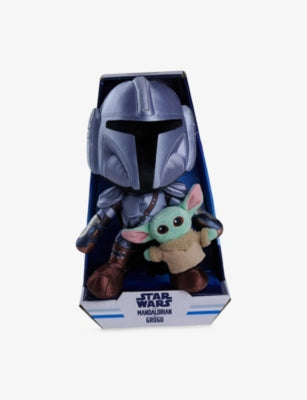 Star Wars Mandalorian and Grogu soft toy set 25cm (British brand)