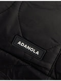 Adanola quilted tote bag with logo patch, imported from the UK