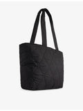 Adanola quilted tote bag with logo patch, imported from the UK