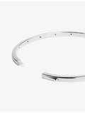 Monica Vinader sterling silver lab-grown diamond bangle (British brand)
