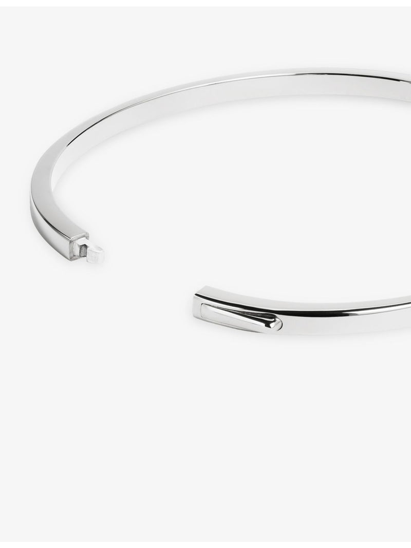 Monica Vinader Essential sterling silver bangle, imported from the UK